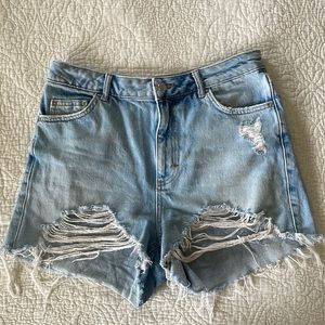 Topshop Mom Jean Shorts